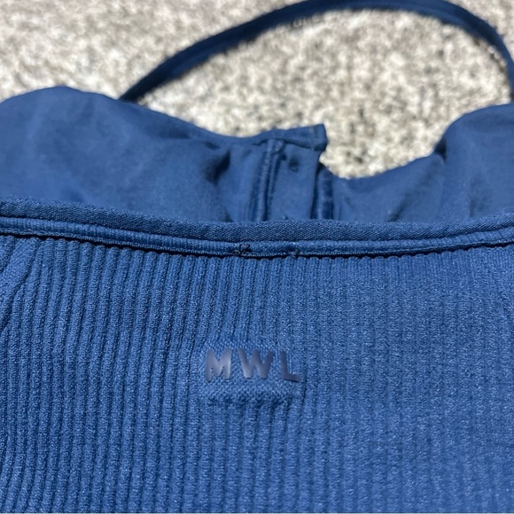 Madewell Seamless Halter Biker Unitard sz S-M - Picture 9 of 10